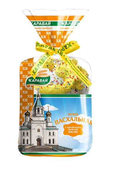

Булка пасхальная Каравай с цукатами 460 г