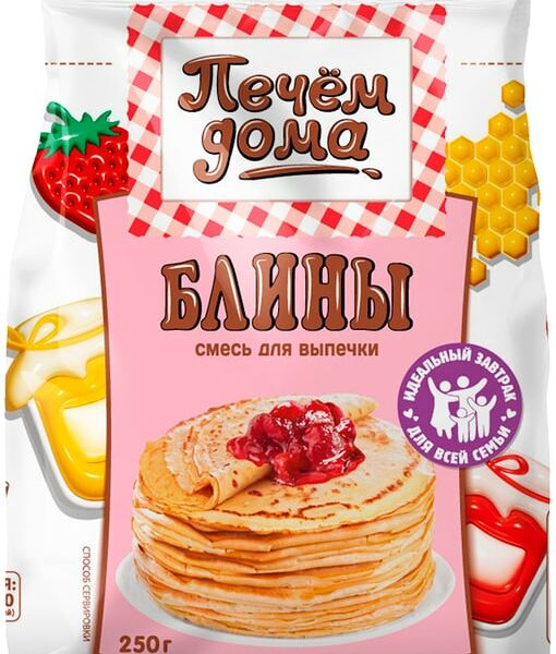 Смесь для выпечки Печем дома Блины 250г