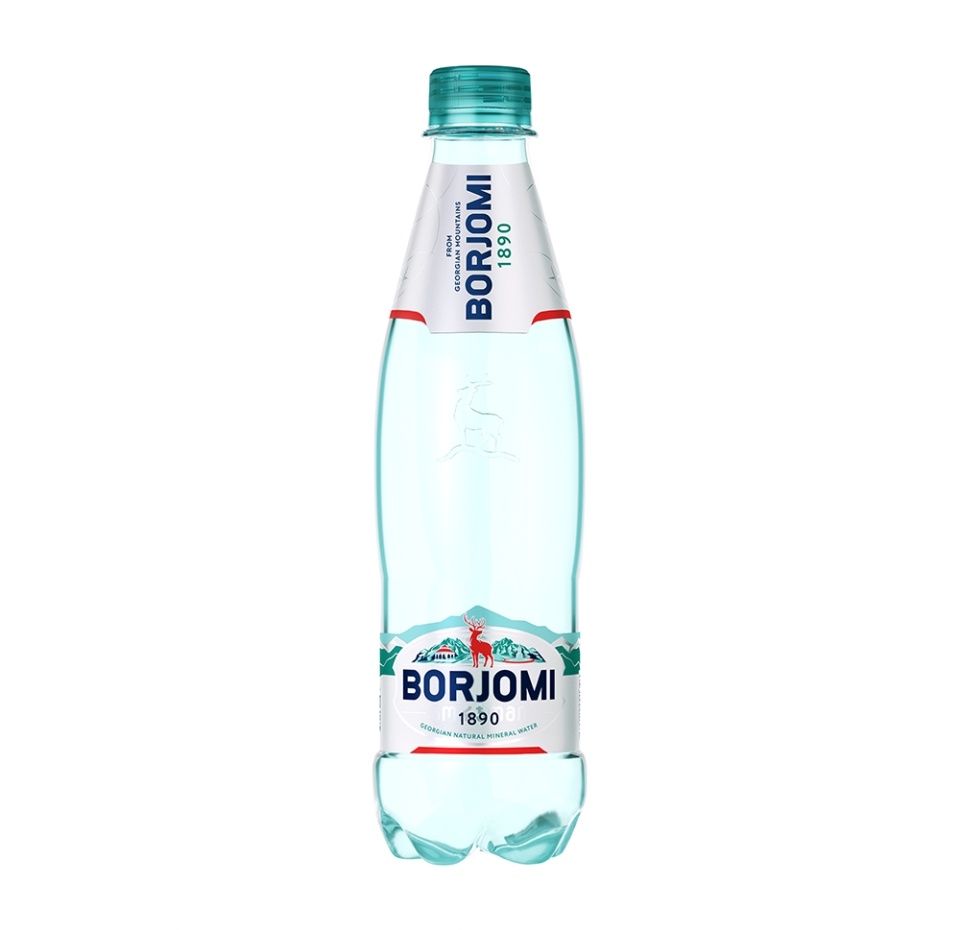 

Вода минеральная BORJOMI природная лечебно-столовая газированная, 0.5л