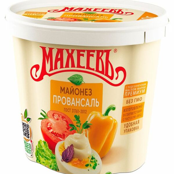 Майонез Махеевъ Провансаль 50,5% ведро 800 г