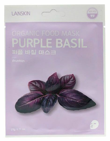 Маска для лица  LanSkin с базиликом тканевая 21 г