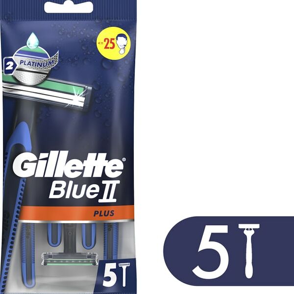 Бритва Gillette Blue II Plus одноразовая 5шт