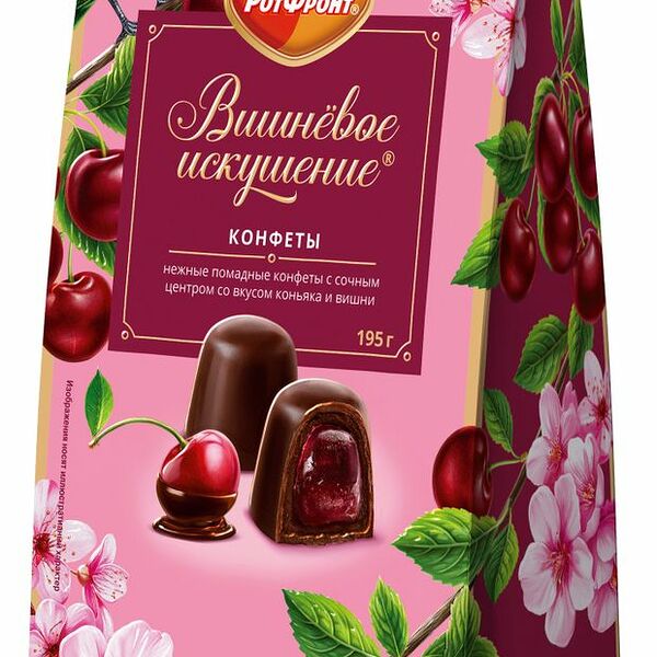 Конфеты Рот Фронт Вишневое искушение 195 г