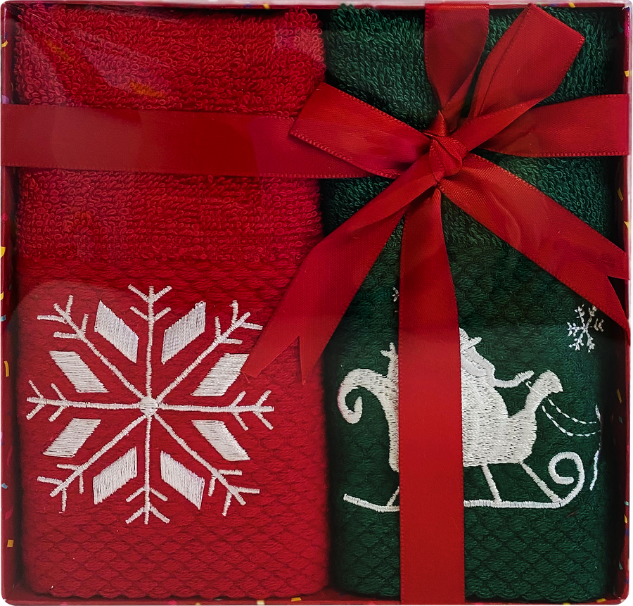 

Набор полотенец HOMECLUB Christmas Magic 30х50см, 2шт