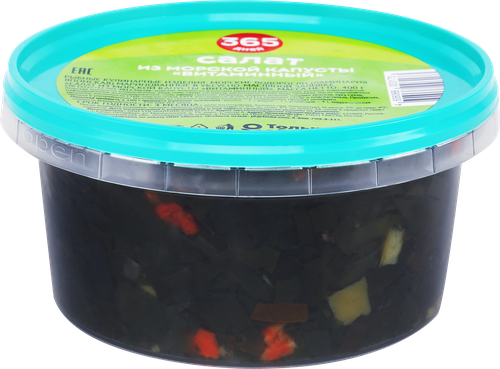 

Салат из морской капусты 365 ДНЕЙ Витаминный, 400г