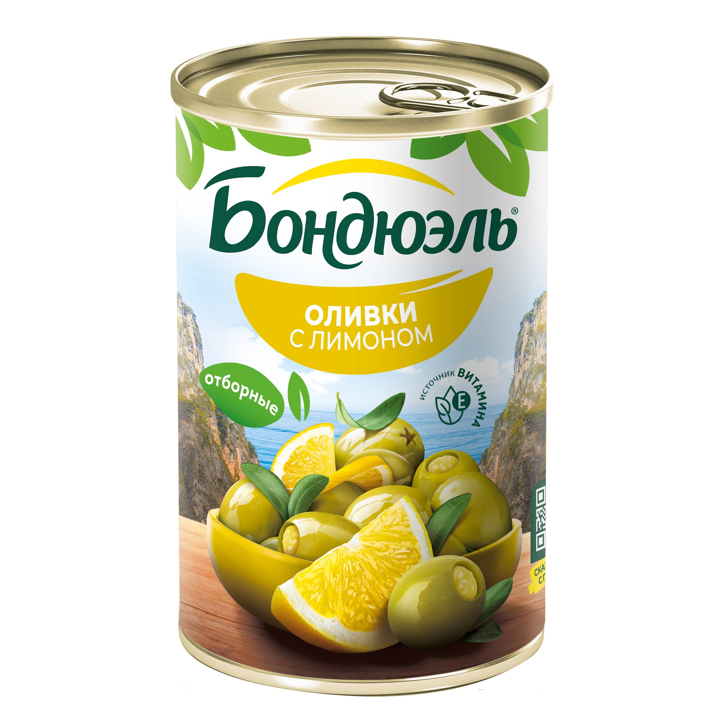 

Оливки Бондюэль Мансанилья с лимоном 300 г