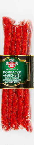 

Колбаски сырокопченые Велес Мясные, высший сорт, 100 г