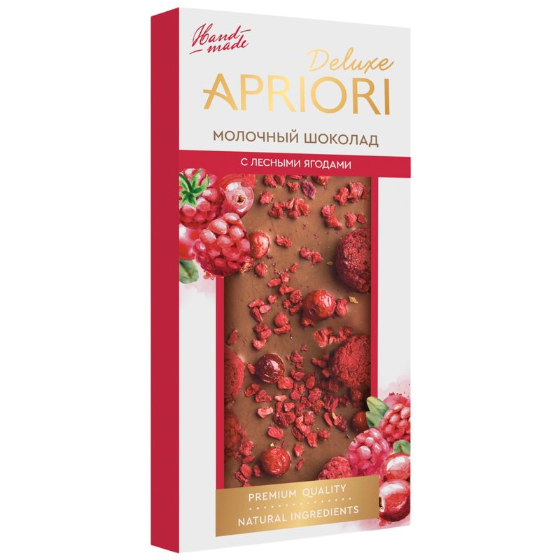 

Шоколад молочный Apriori с лесными ягодами 85 г