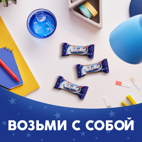 

Конфеты Milky Way Minis шоколадные вес
