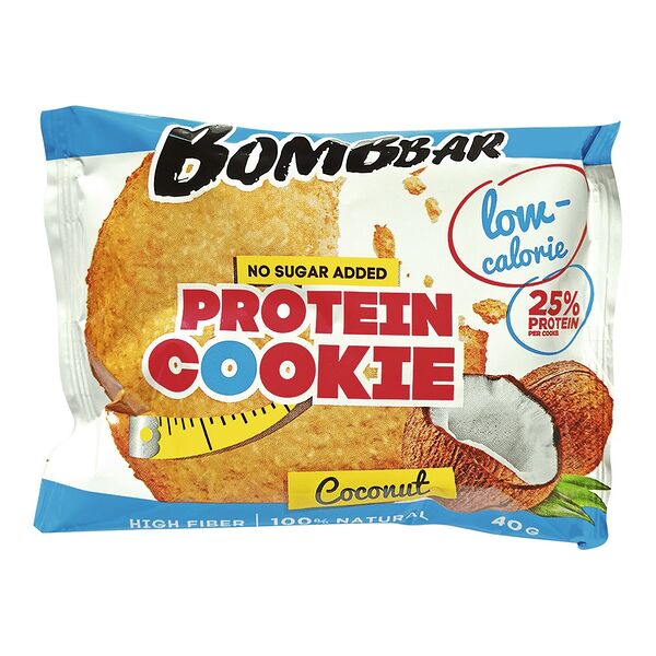 Печенье BombBar неглазированное Кокос 40 г