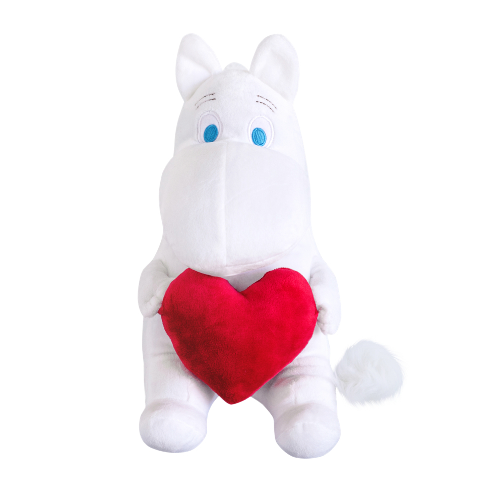 

Игрушка мягкая MOOMIN Муми-тролль с сердцем 27 см