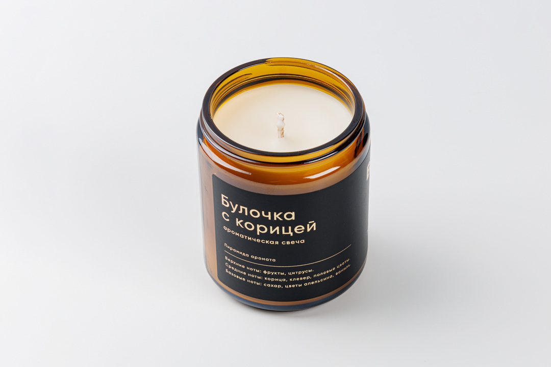 

Свеча ароматическая Булочка с корицей 190 г