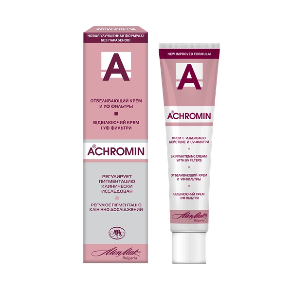 Крем для лица Achromin Anti-Pigment отбеливающий классический с УФ фильтрами 45 мл