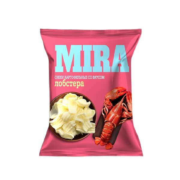 Снеки картофельные Мира со вкусом лобстера 160г
