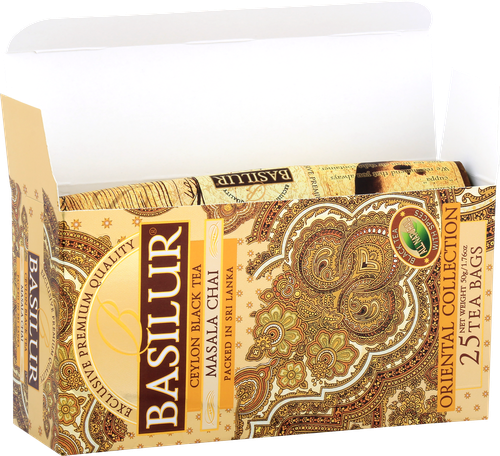 

Чай Basilur Восточная Коллекция Масала чёрный с пряностями 25 шт. х 2 г