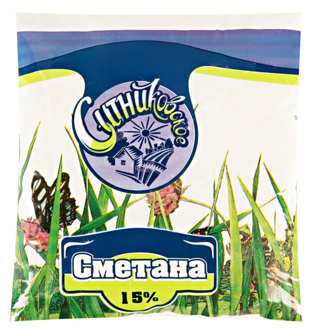 

Сметана Ситниковское, 15% 500 г