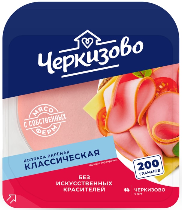 

Колбаса вареная Черкизово Классическая нарезка 200 г