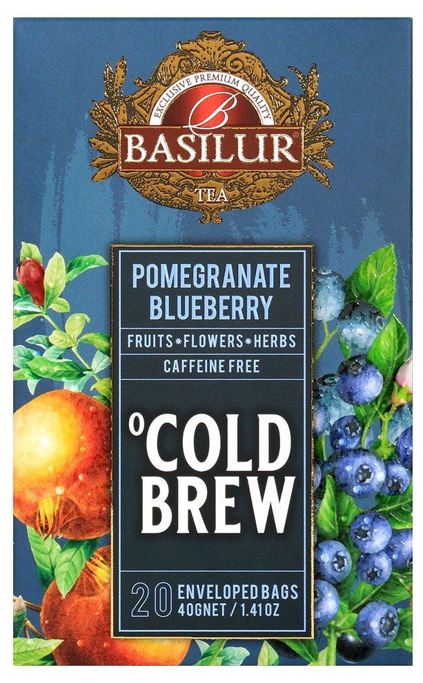 

Чай Basilur Коллекция Холодные Напитки со вкусом граната и черники 20 пак 40 г