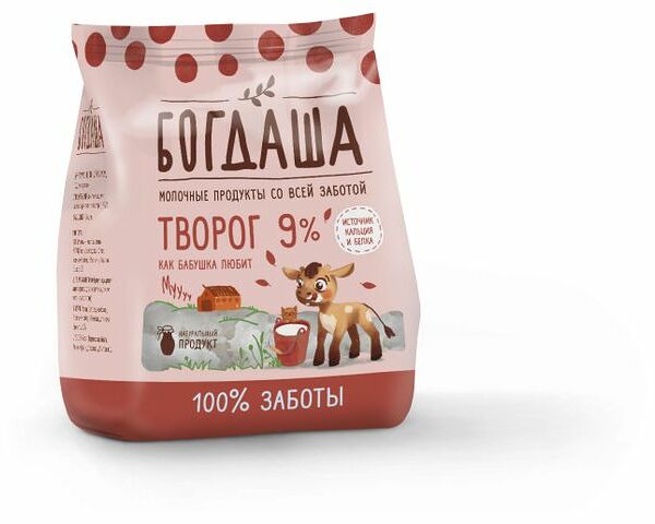 Творог Богдаша 9%, 300 г