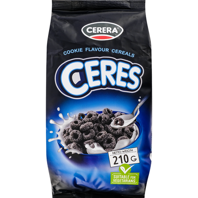 Колечки"CERES"(со вкусом печенья)210г