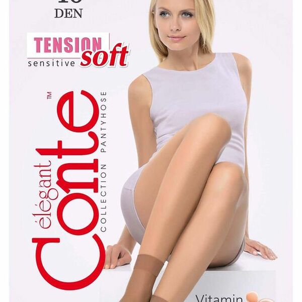 Носки женские CONTE Tension Soft 40 den, natural, Арт. 8С-7 СП