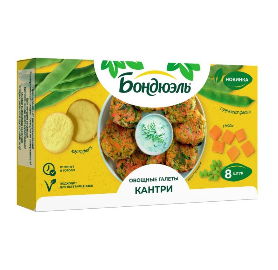 

Галеты овощные Bonduelle Кантри 300 г