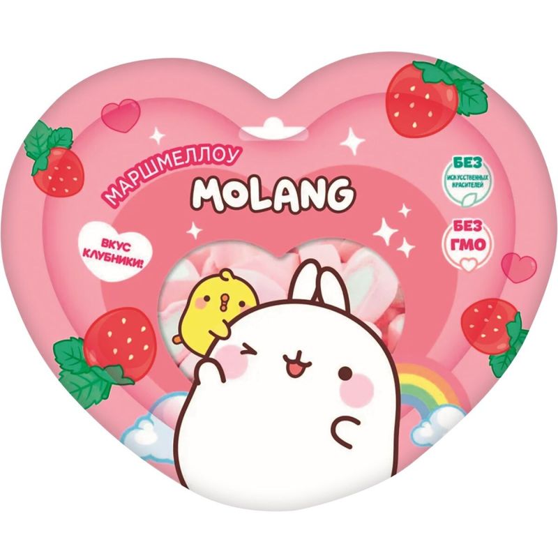 

Маршмеллоу Molang с ароматом клубники 50 г