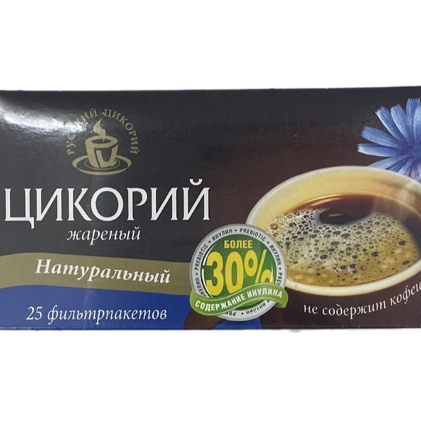 Цикорий Русский цикорий жареный фильтр-пакеты 25 шт