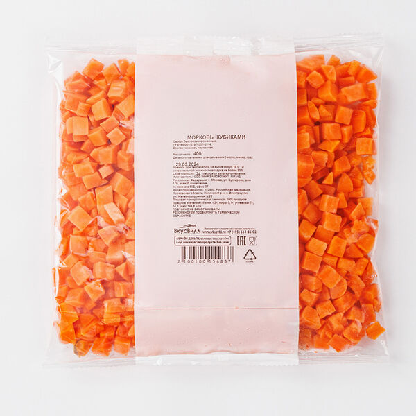 Морковь кубиками Айс (Продукт замороженный)