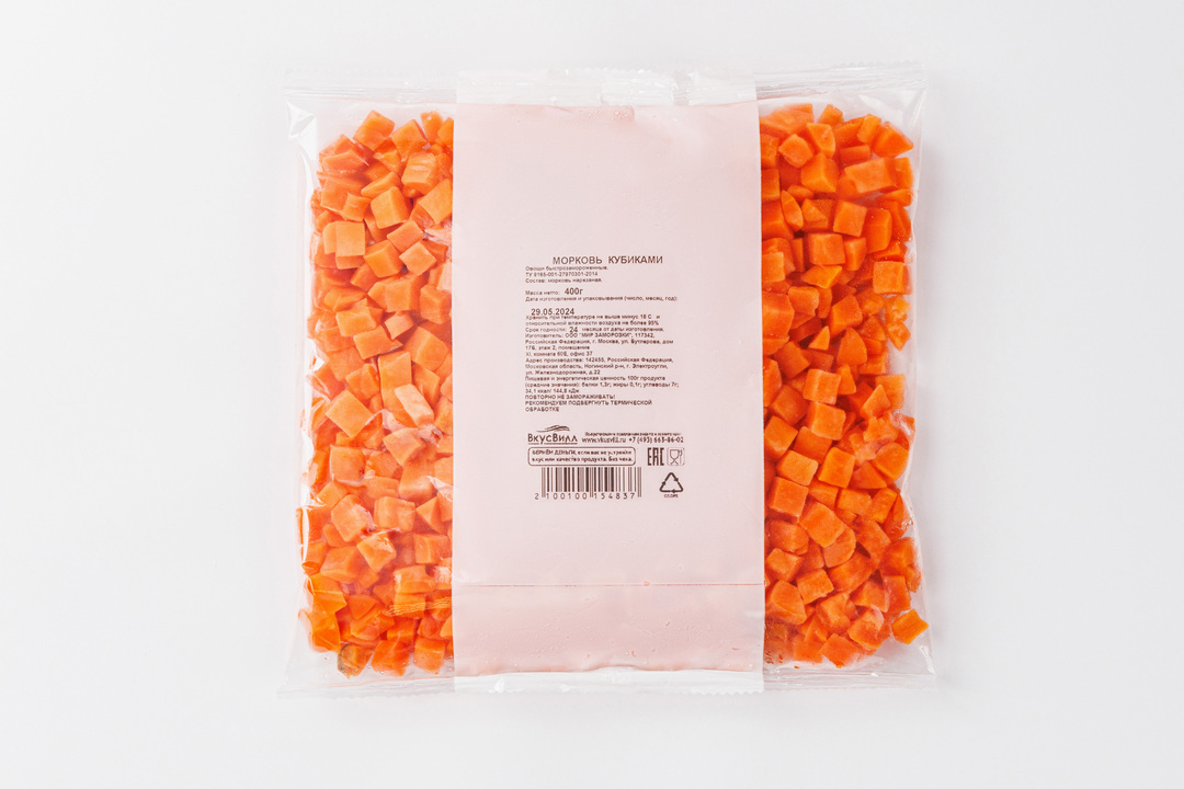 

Морковь кубиками Айс (Продукт замороженный)