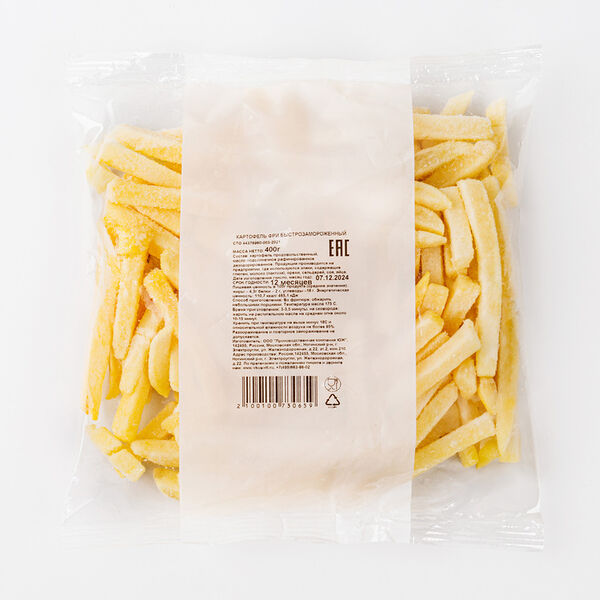 Картофель фри быстрозамороженный(Продукт замороженный)