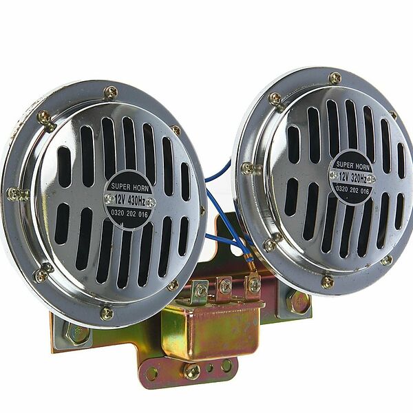 Сигнал автомобильный AVS, 1052, 2шт, электронное управление, 12V, белый