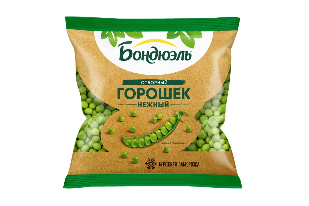 

Горошек замороженный Бондюэль отборный 400 г