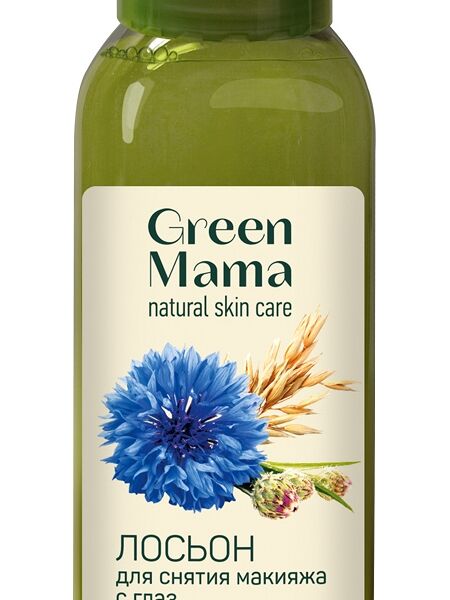 Лосьон Green Mama Васильковая вода и овёс для снятия макияжа 100 мл