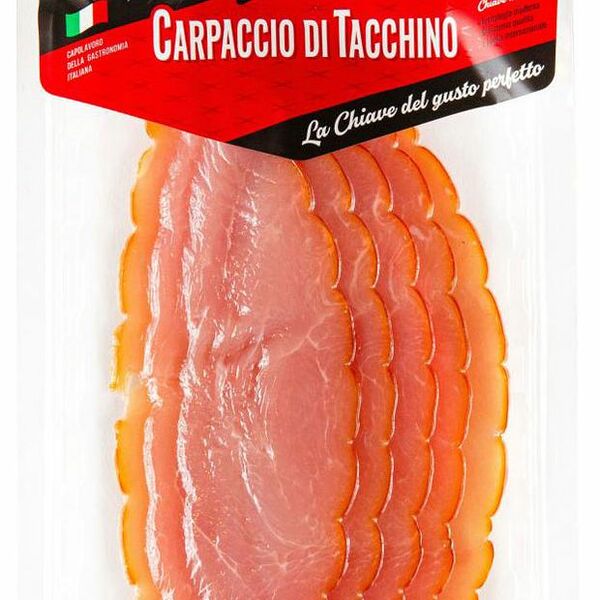 Мясо индейки сыро-копчёное Cortador Carpaccio нарезка 80 г