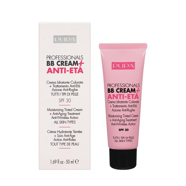 BB-крем для лица Pupa Professionals BB Cream увлажняющий Песочный 002