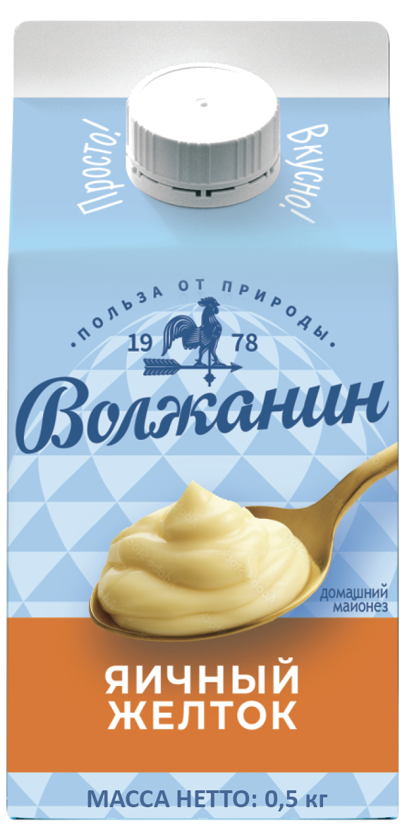 

Яичный желток Волжанин Яичная индустрия жидкий пастеризованный 500 г