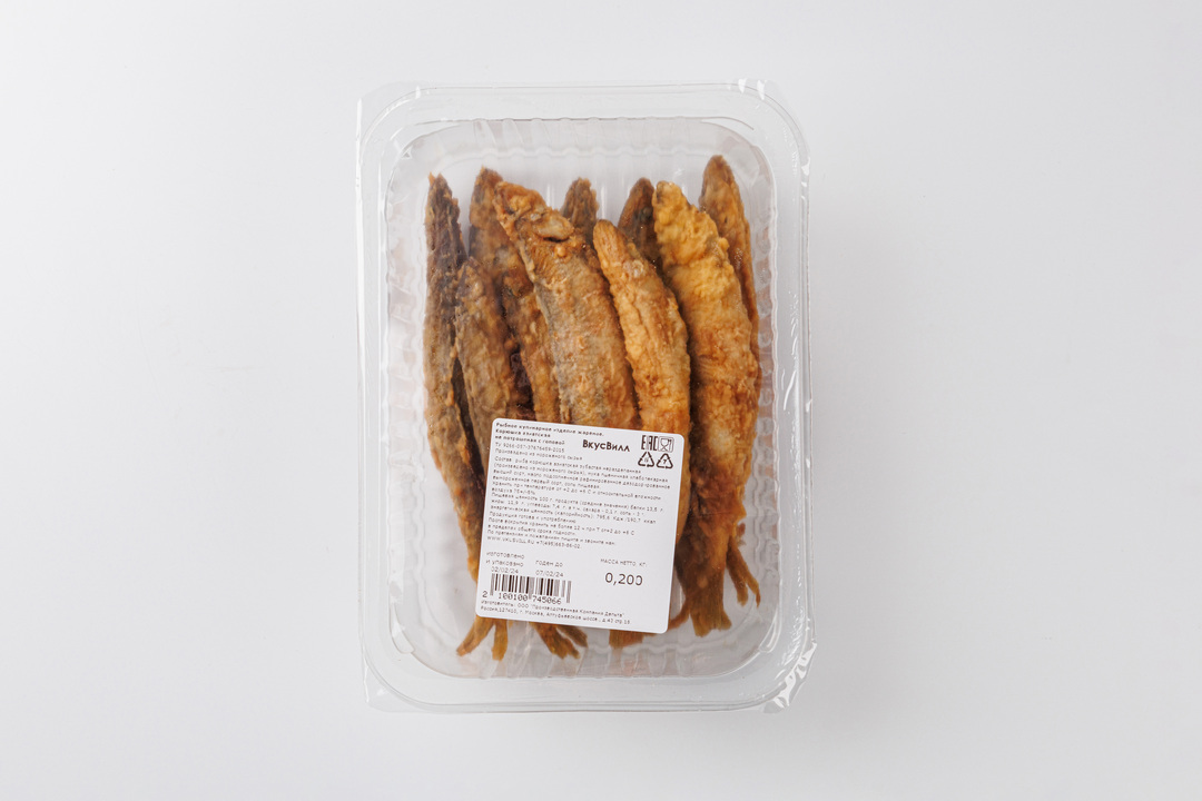 

Корюшка жареная 200 г