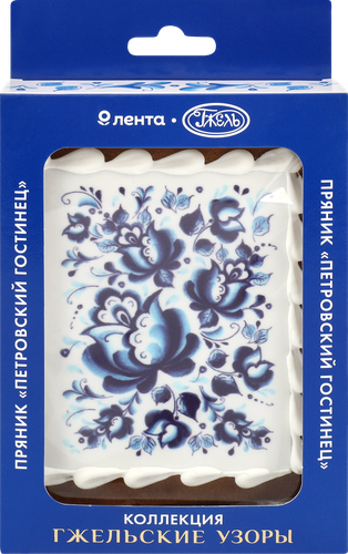 

Пряник Лента Русские узоры Гжель 100 г