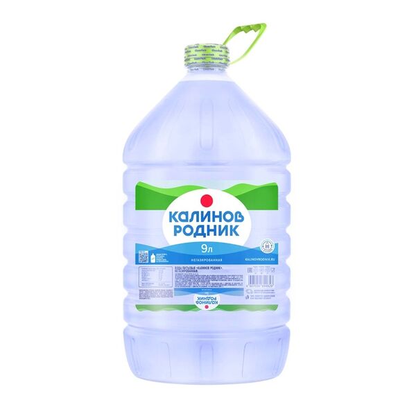 Вода негазированная Калинов родник, 9 л