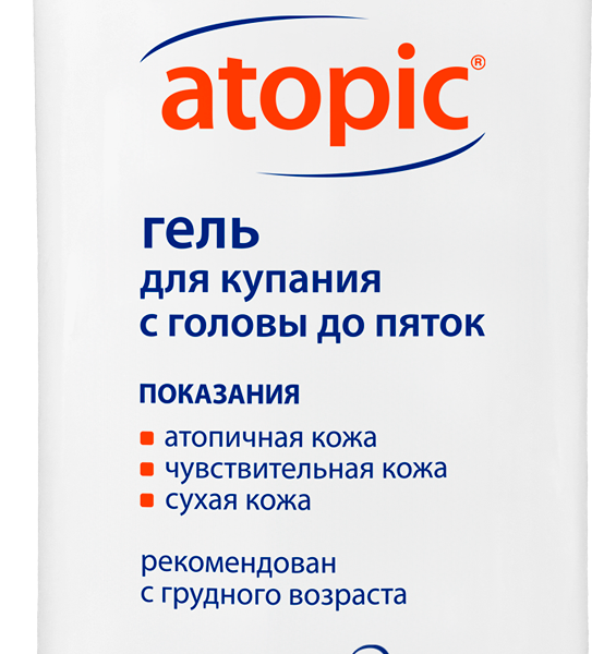 Гель для купания Atopic с головы до пяток 400 мл