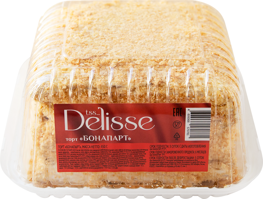 

Торт Delisse Бонапарт 450 г