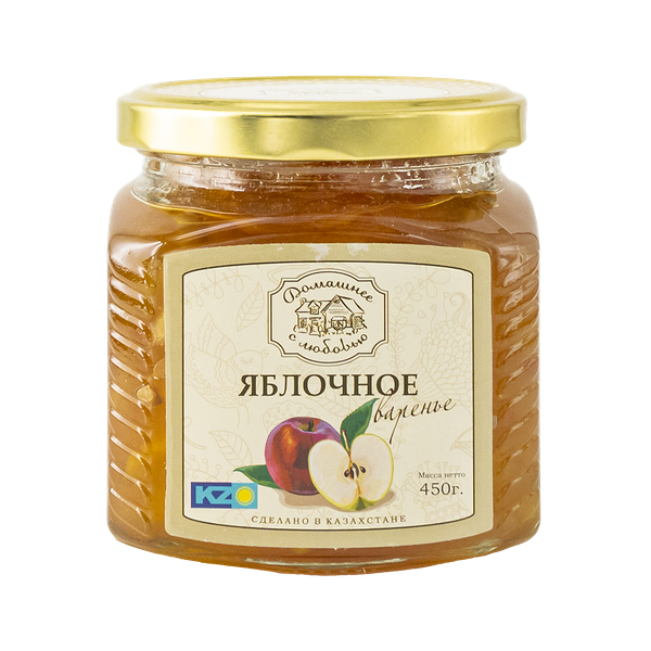 Варенье Домашнее с любовью яблочное 450 г