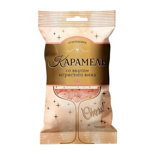 Карамель леденцовая мини со вкусом игристого вина 100 г