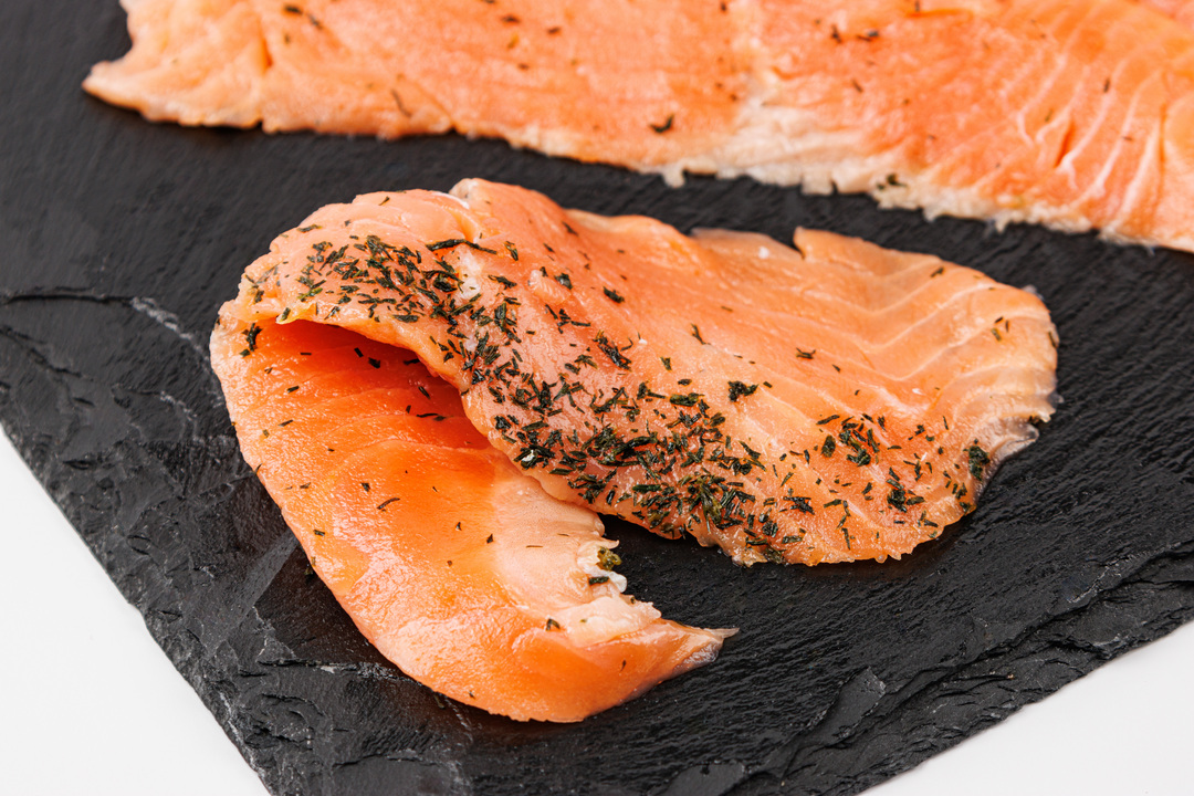 

Форель ВкусВилл слабосоленые ломтики с укропом, вес