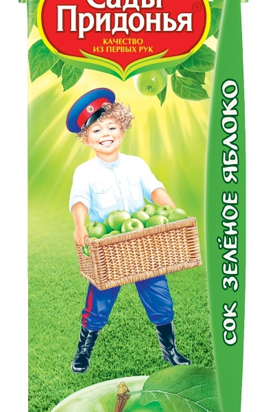Сок Сады Придонья зеленое яблоко 200 мл