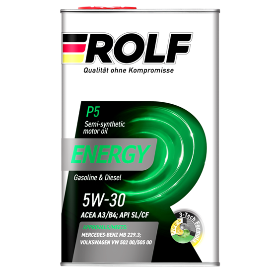 

Моторное масло Rolf Energy 5W-30 A3/B4 SL/CF 1 л