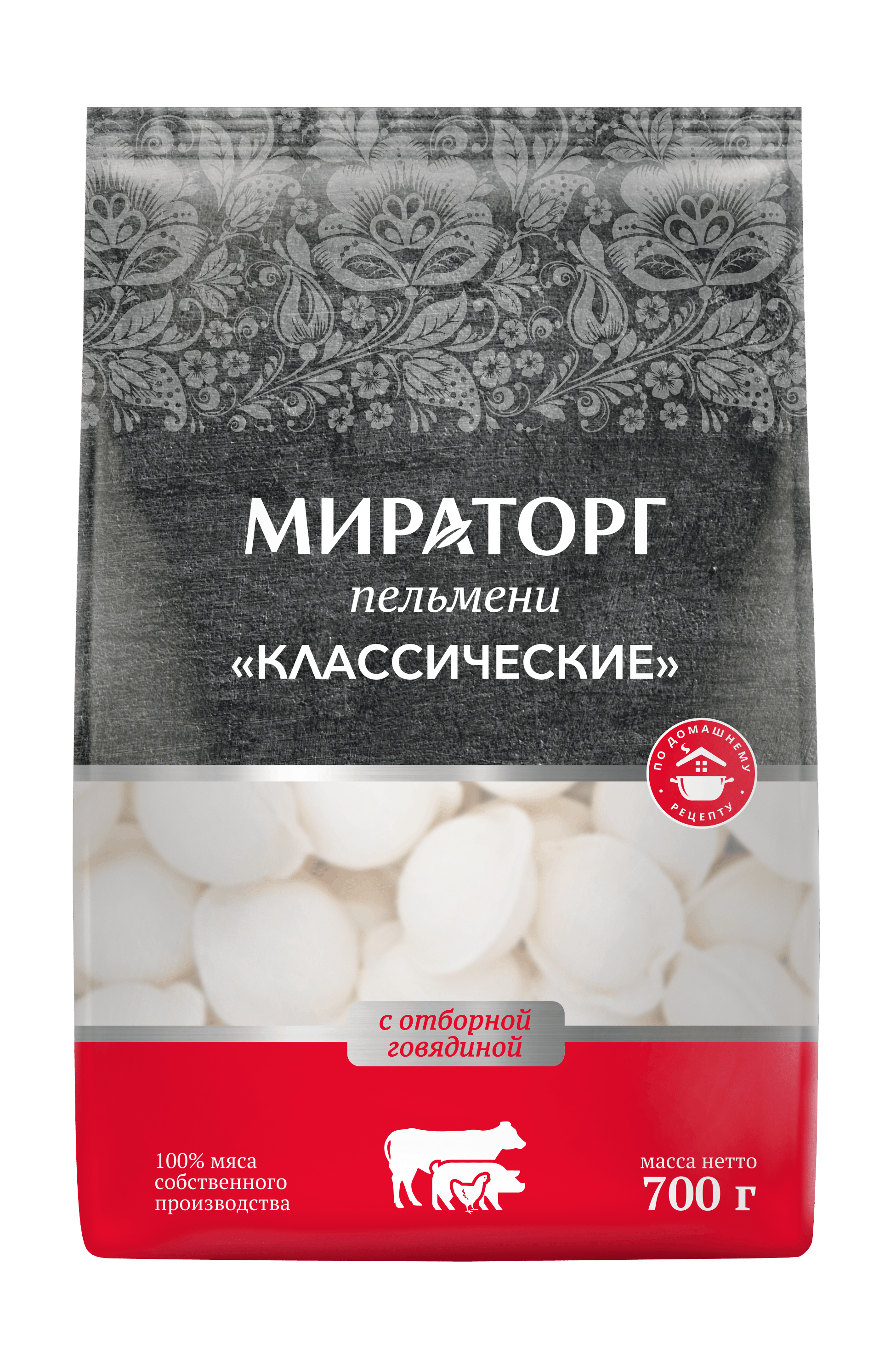 

Пельмени Мираторг Классические 700 г