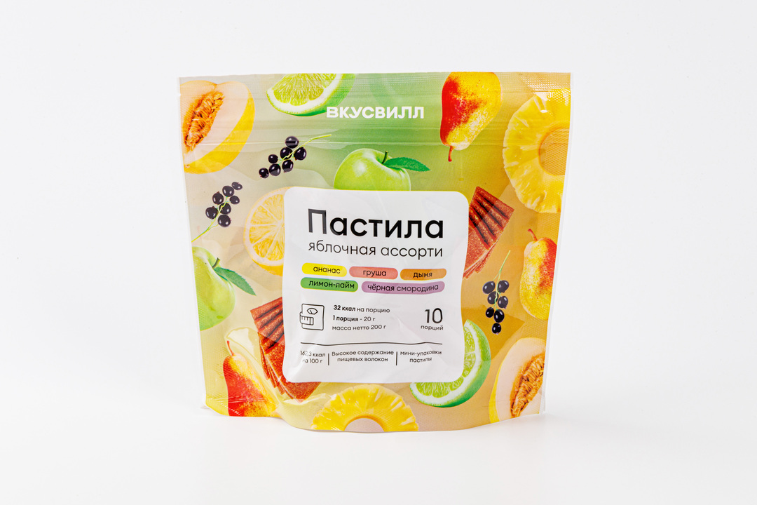 

Ассорти из яблочной пастилы ВкусВилл