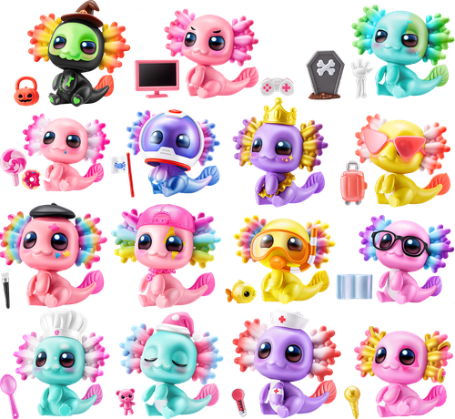 

Капсула-сюрприз Zuru 5 Surprise Озорные аксолотли с аксессуарами в ассортименте 1 шт